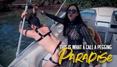 Mrs Nara fucks her slave in a tropical paradise (720 EN-sub)