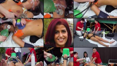 Deborah in Beauty Salon, CPR, Lucas, RESQCPR, Defib, BP, AED (in HD 1920X1080)