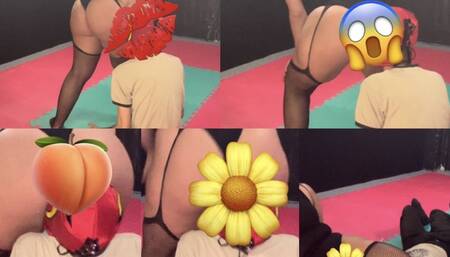 wrestling fan jobber made to woship and kiss my ass and receive stinkfaces and scissor holds