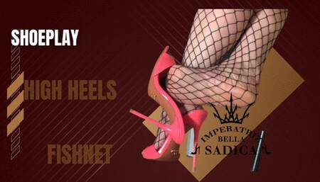 Shoeplay fischnet Mules