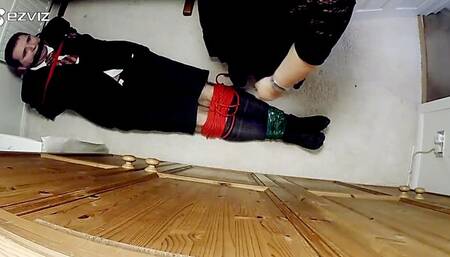 Man in adult school uniform bound and gagged in room for hours 3 - BBW domination,BBW bondage,schoolboy,man tied up,bound and gagged man,male bondage,man in bondage,rope bondage,socks,amateur,gay bondage,struggling,duct tape,duct taped,taped up,