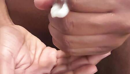 Hairy bbc thick cumshot