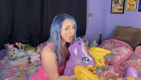 Making Out And Playing With My Inflatable Magic Dragon