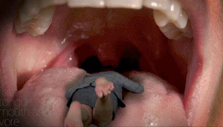 Under the Bully's Feet, Then Into Her Belly (Giantess SFX)