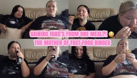 GAINING 10 KGS FROM ONE MEAL?!???? THE MOTHER OF FAST FOOD BINGES????