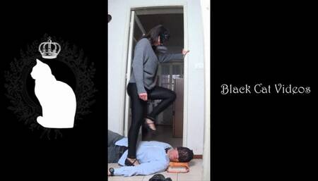 Trampling head with flats by Ambra (detail view)