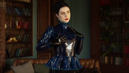 Catsuit and blouse perfect combination of latex (720p)
