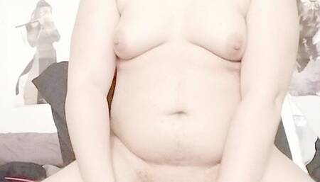 Riding my dildo and playing with my dick