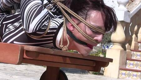 The Spain Files - Katarina Blade - Tight Hogtie in sexy Dress and High Heels - Full Clip wmv SD