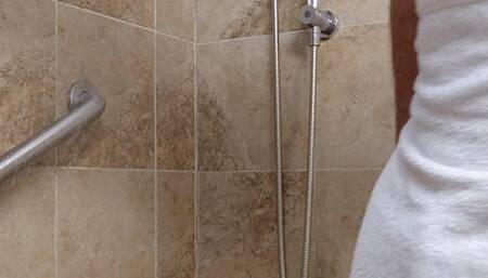 Hot stud Jack's off in the shower