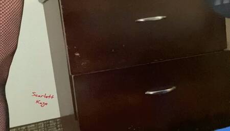 Scarlett Kage CBT clip boot stomping - boot fetish, CBT, impact play, male submission, femdom, goddess worship, cock stepping, crushing, fishnets MOV