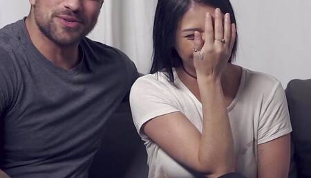 French Canadian Amateur Jenifer Fucked Deep By Muscled Stud After Interview - AMATEUR EURO