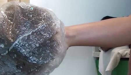 Tiramisu feeding from the feet!