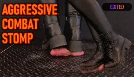 Aggressive CBT Stomping in Black Leather Combat Boots and Outfit with TamyStarly - (Edited Version) Bootjob, Ballbusting, Heeljob, Femdom, Shoejob, Ball Stomping, Foot Fetish Domination, Footjob, Cock Board, Crush, Trampling