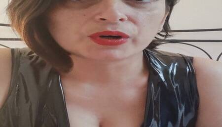 Mistress Roberta - Joi and cum eat pov