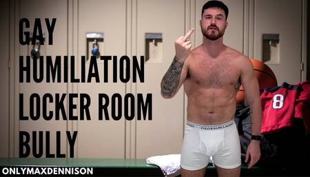 gay humiliation - locker room bully