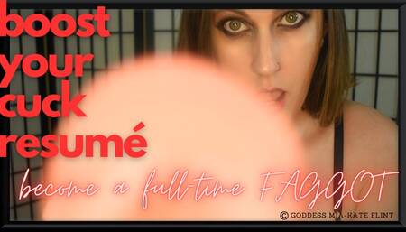 Boost your Cuck Resumé Now!