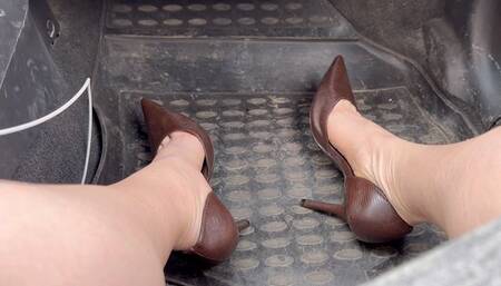 new brown high heels wmv