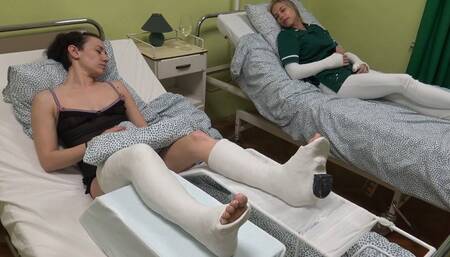 Unlucky nurse other in the hospital room