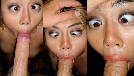 Watching porn with AHEGAO stepsis