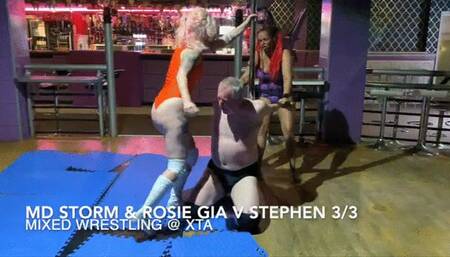 MD and Barbie beatdown Stevo - finish him!!!