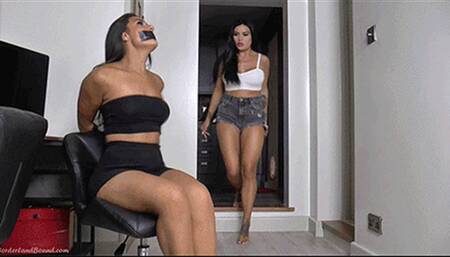 Amber & Scarlett in: Consequences of a Faulty Lock: A Cautionary Tale for the Bound & Gagged Hotties Who Dropped Their Guard! (Special Bonus Cut) (HD)