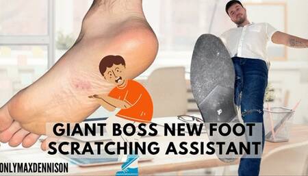macrophilia - giant bosses new foot scratching slave