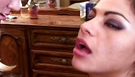 Amazing lesbian sex with two hot sluts