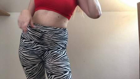 Trying to fit into jeans