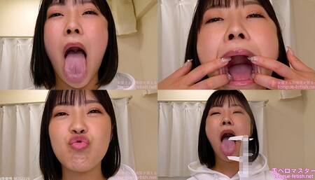 Mio Kamishiro - Erotic Tongue and Mouth Showingo - Erotic Tongue and Mouth Showing