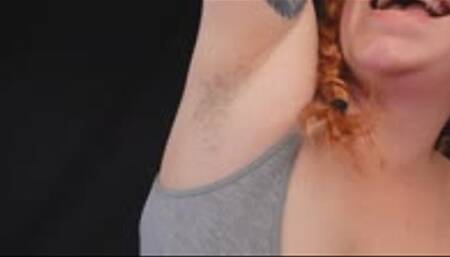 Sweaty Hairy Armpit After Workout worship WMV 720