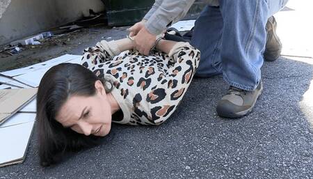 Handcuffed and on the Ground