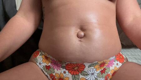 Pushing, touching and talking about my outie