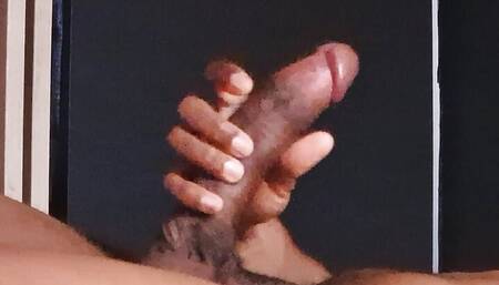 Trying out right handed masturbation in the morning