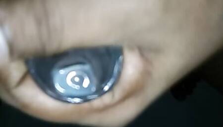 Mid Night Horny Gay Big Cock Condom Masturbation At Home Privately Part 02