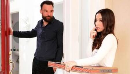 Kit Mercer's Naughty Pizza and Threesome Night With Aria Lee