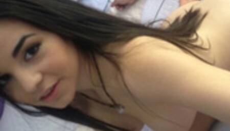 Horny big-tit Latina takes a big-dick on camera