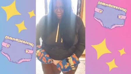 Locked In Mittens & Diapered