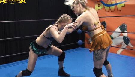 Anasthesia vs Stiletta - Female Pro-Wrestling Fight - RM205 - HD720