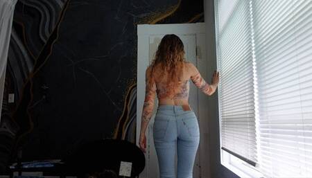 Walking and Masturbating Quietly in my Jeans