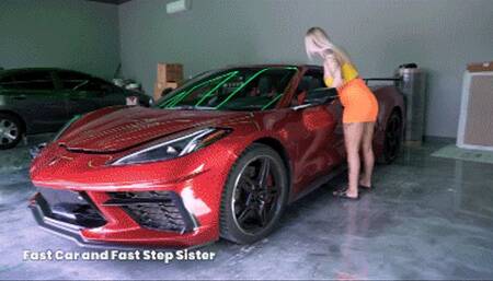Elana Bunnz - Free Use Mansion Step Sister - Fast Car and Fast Step Sister (HD-720p)