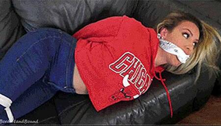 Jenna in: Spectre From Her Past: "The Evil Creep Tied Me Up On My Couch & Left Me To Struggle While He Laid His Dastardly Plans!" (Bonus Cut) (WMV)