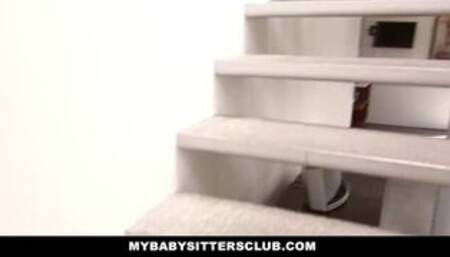 Blonde BabySitter wants to Fuck