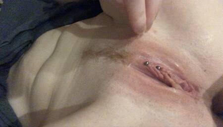 Cum Play with my Pierced Pussy