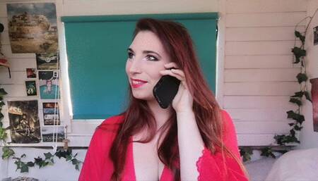 Sissy training by the red haired giantess