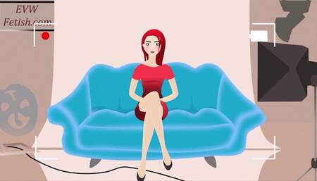 Gigi is made to strip during a meeting