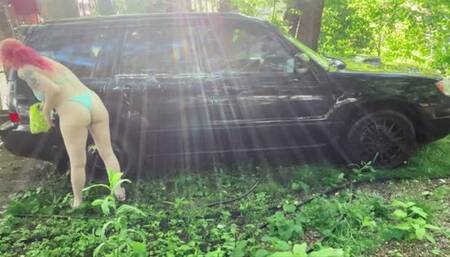 public bikini car wash