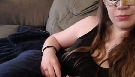 Giving you the gloved middle finger