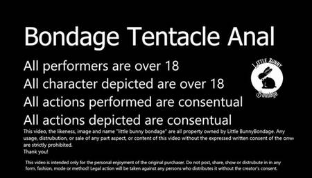Bunny Bondage Tentacle Anal!