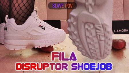 Fila Disruptor Shoejob, Cock Trample and Stomp with TamyStarly - (Slave POV Version) Ballbusting, Heeljob, Femdom, Shoejob, Ball Stomping, Foot Fetish Domination, Footjob, Cock Board, Crush, Trampling